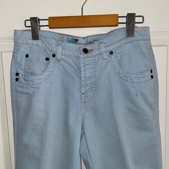 Light Wash Flare Jeans - Picture 5 of 9